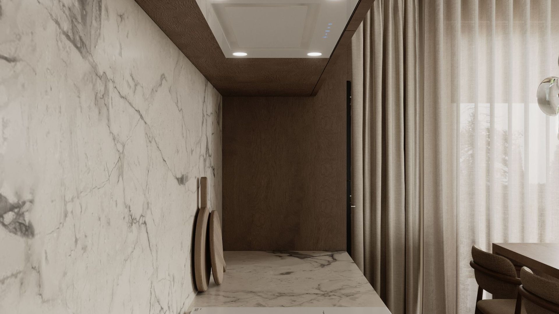 Digestor podskrinkový Marino White - Biely - Vizualizácia 5