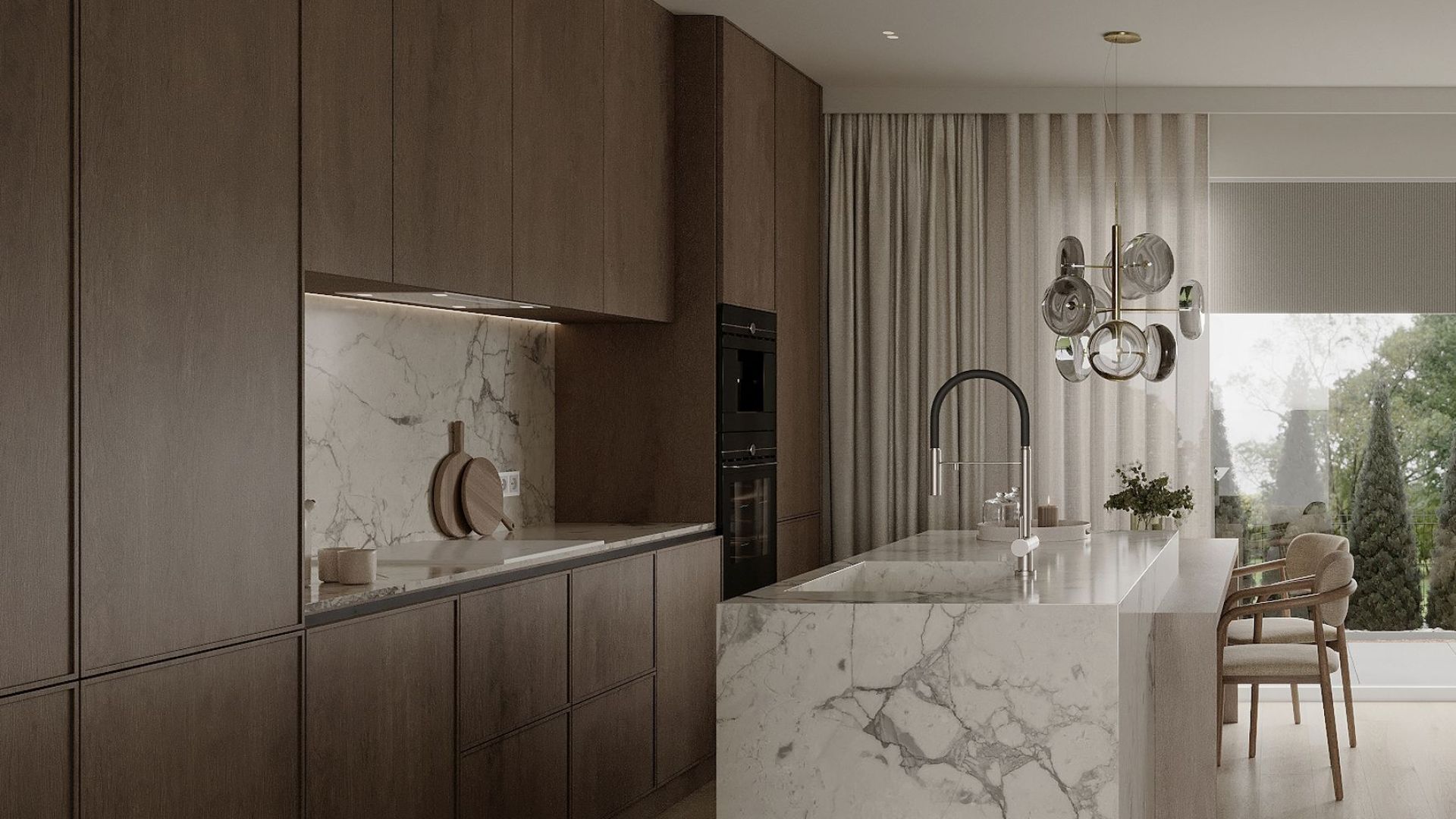 Digestor podskrinkový Marino White - Biely - Vizualizácia 6