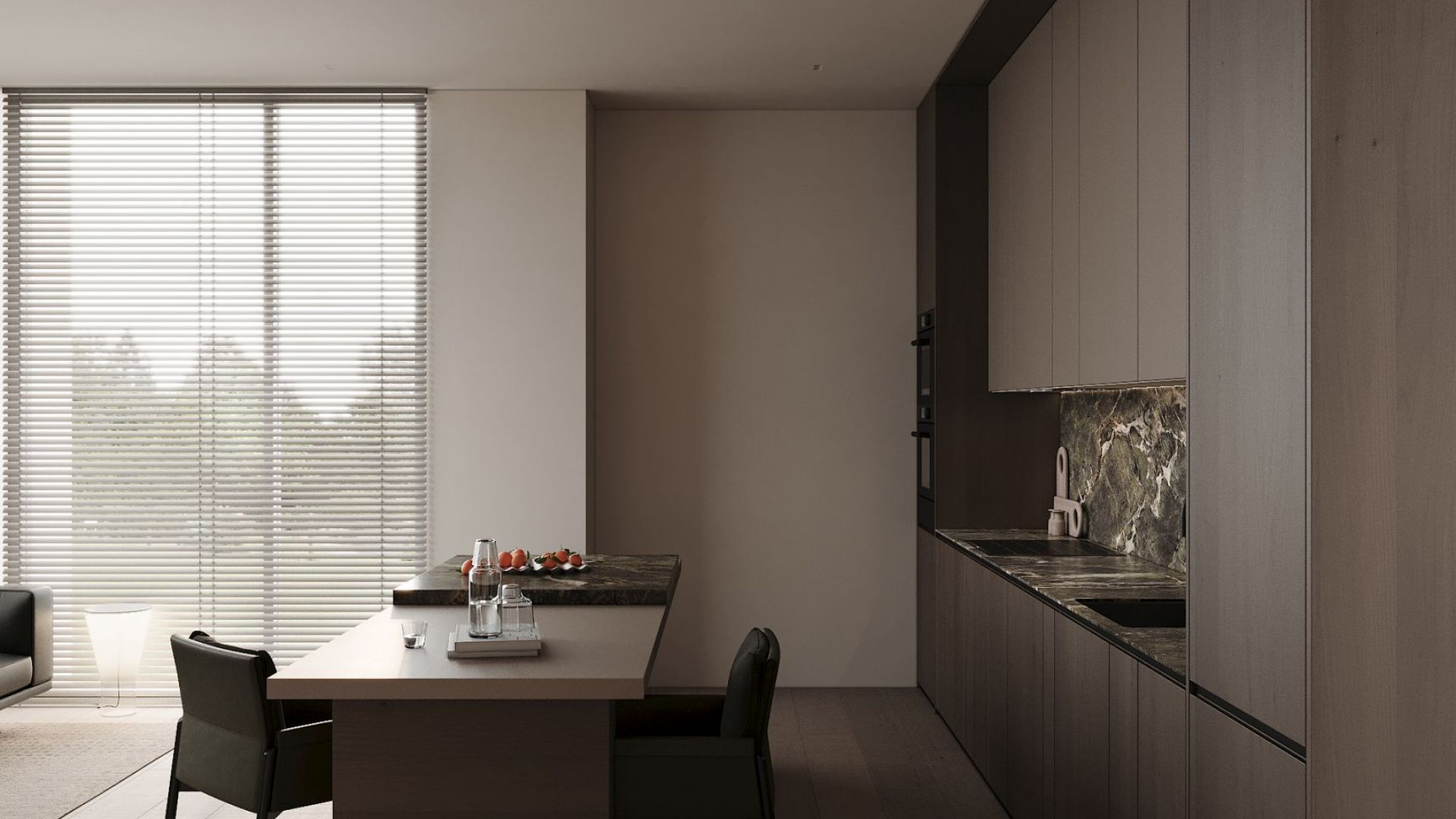 Digestor podskrinkový Micra Black Matt - Čierna matná - Vizualizácia 6