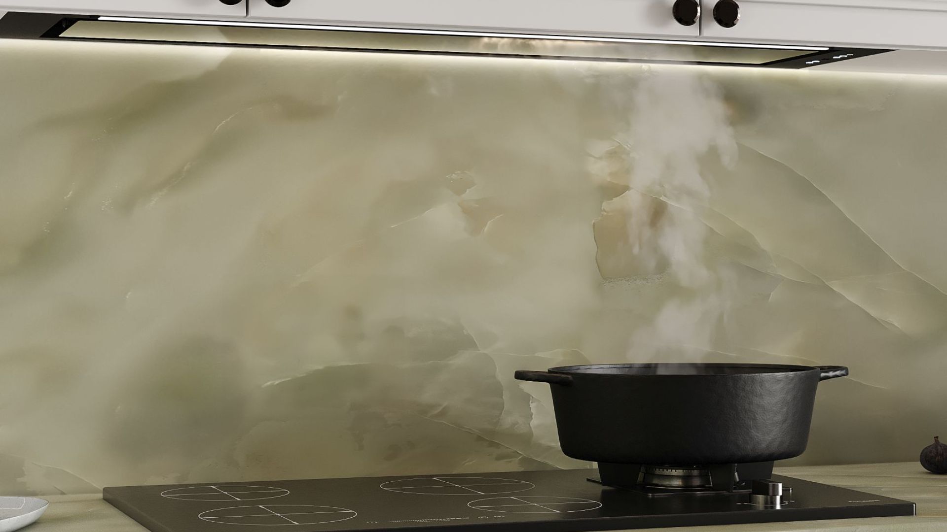 Digestor podskrinkový Micra Black Matt 120 cm - Čierna matná - Vizualizácia 4