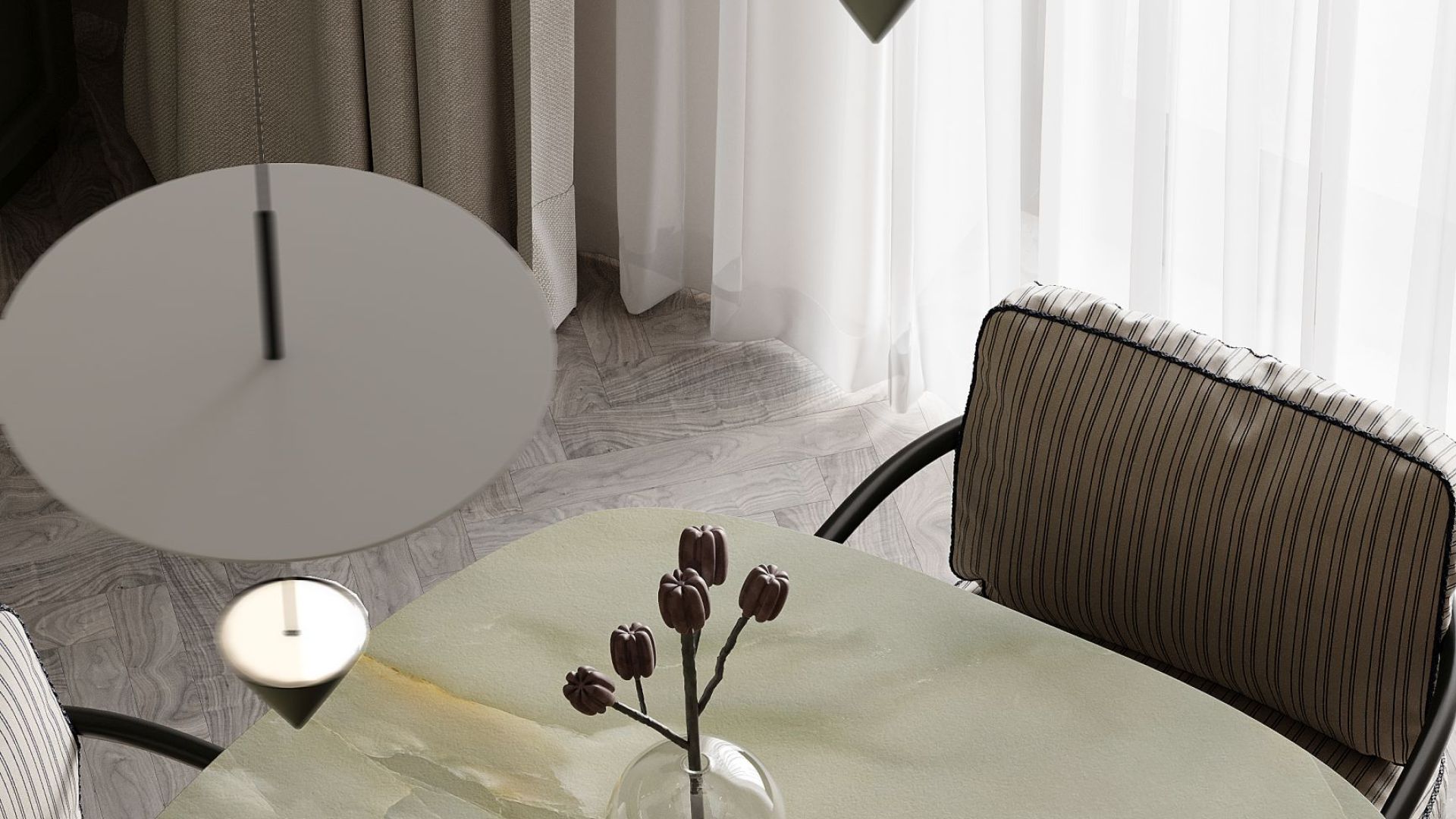 Digestor podskrinkový Micra Black Matt 120 cm - Čierna matná - Vizualizácia 9