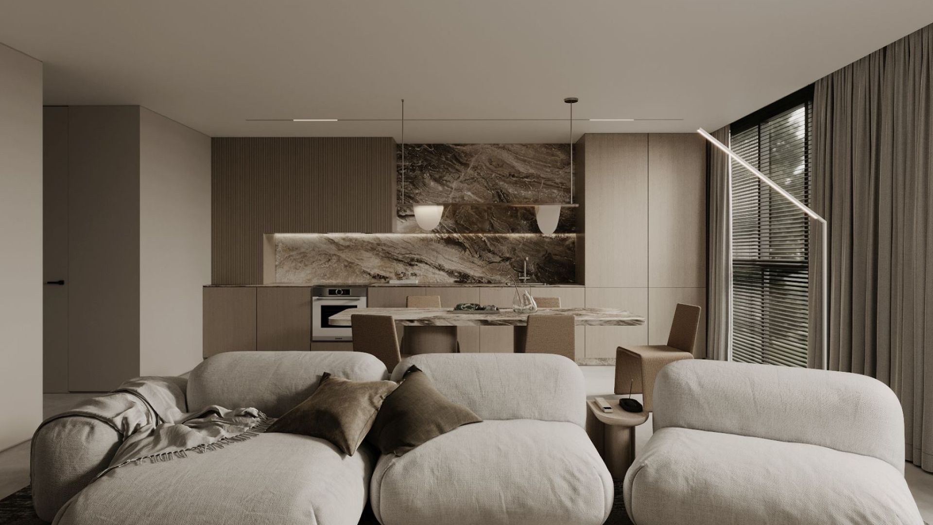 Digestor podskrinkový Micra Black Gesture Control - Inox čierny - Vizualizácia 8