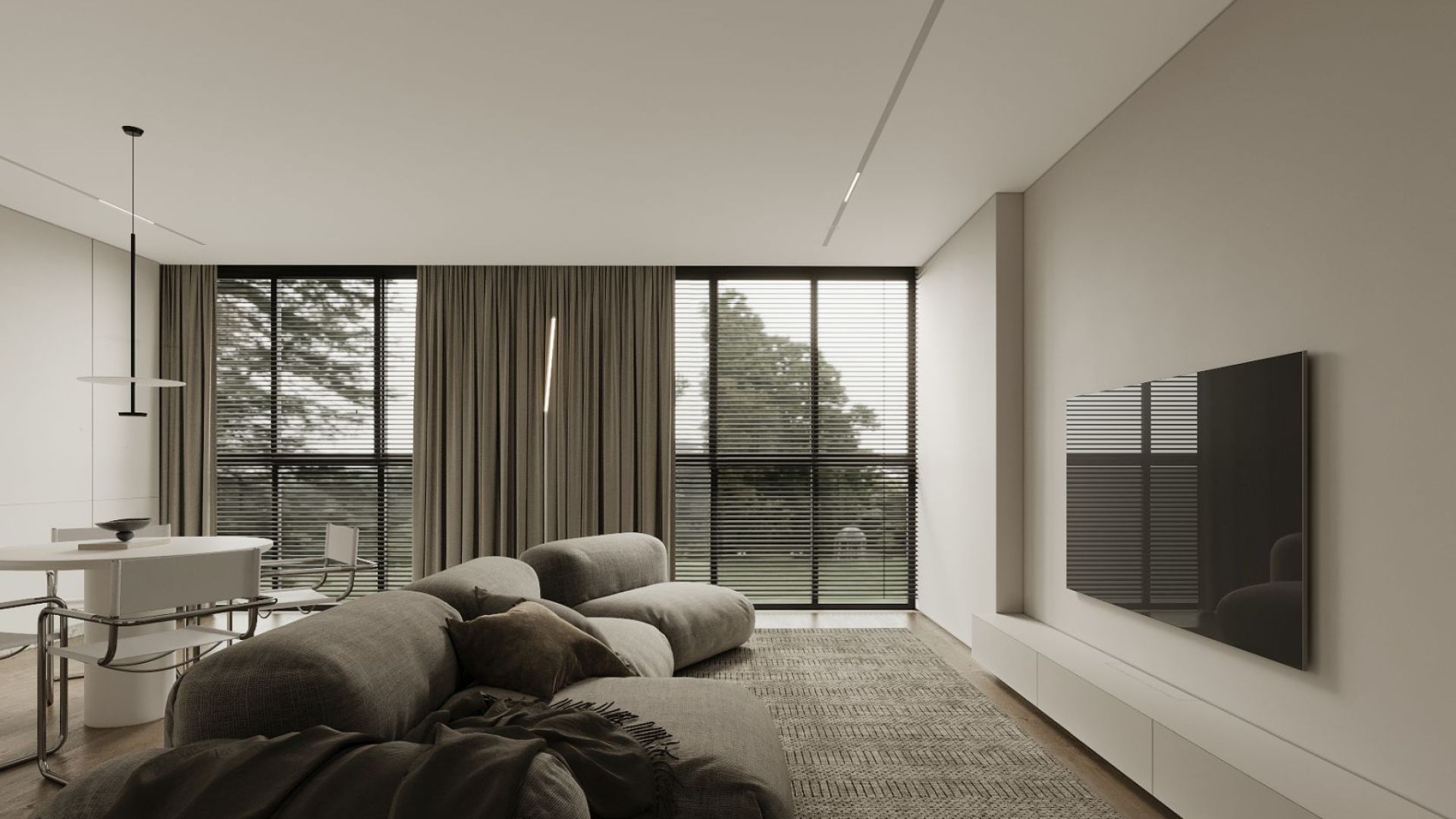 Digestor podskrinkový Micra Black Matt Gesture Control - Čierna matná - Vizualizácia 4