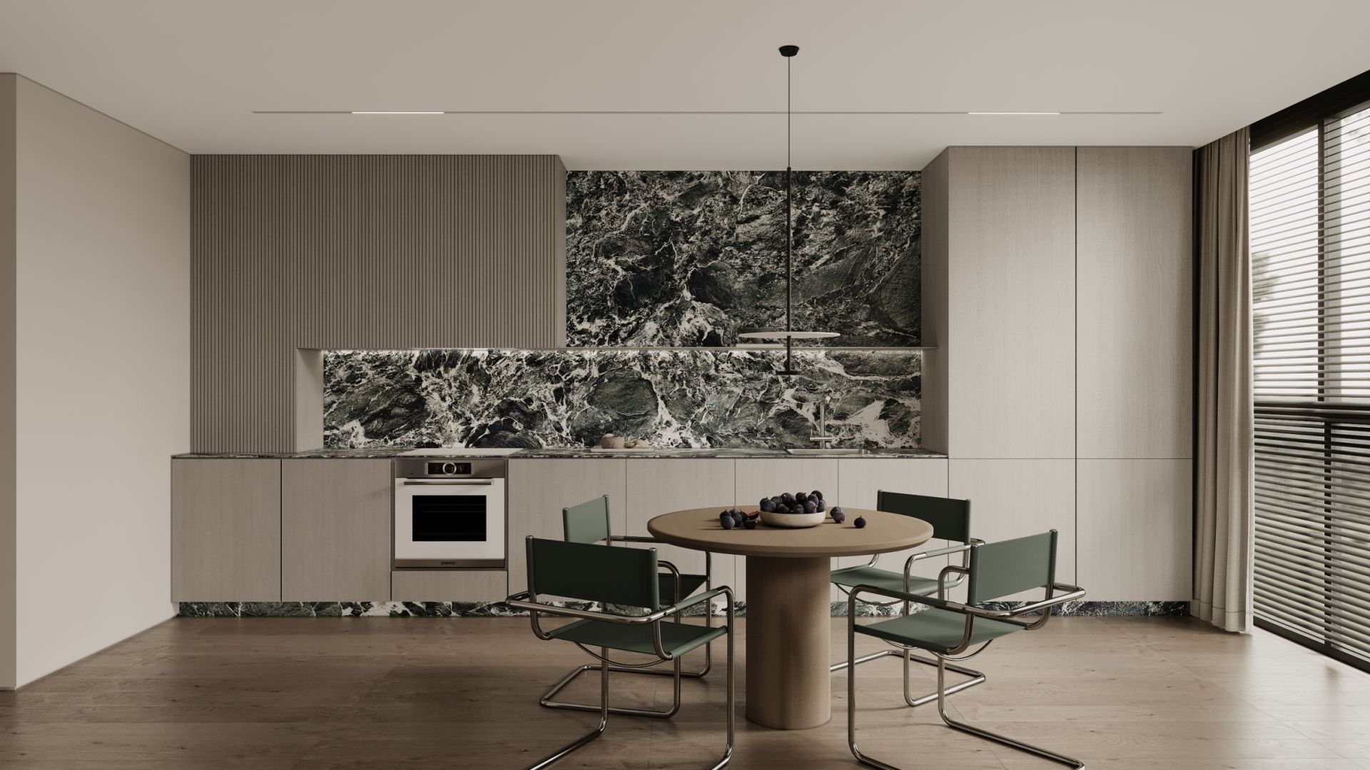 Digestor podskrinkový Micra White Matt Gesture Control - Biela matná - Vizualizácia 4