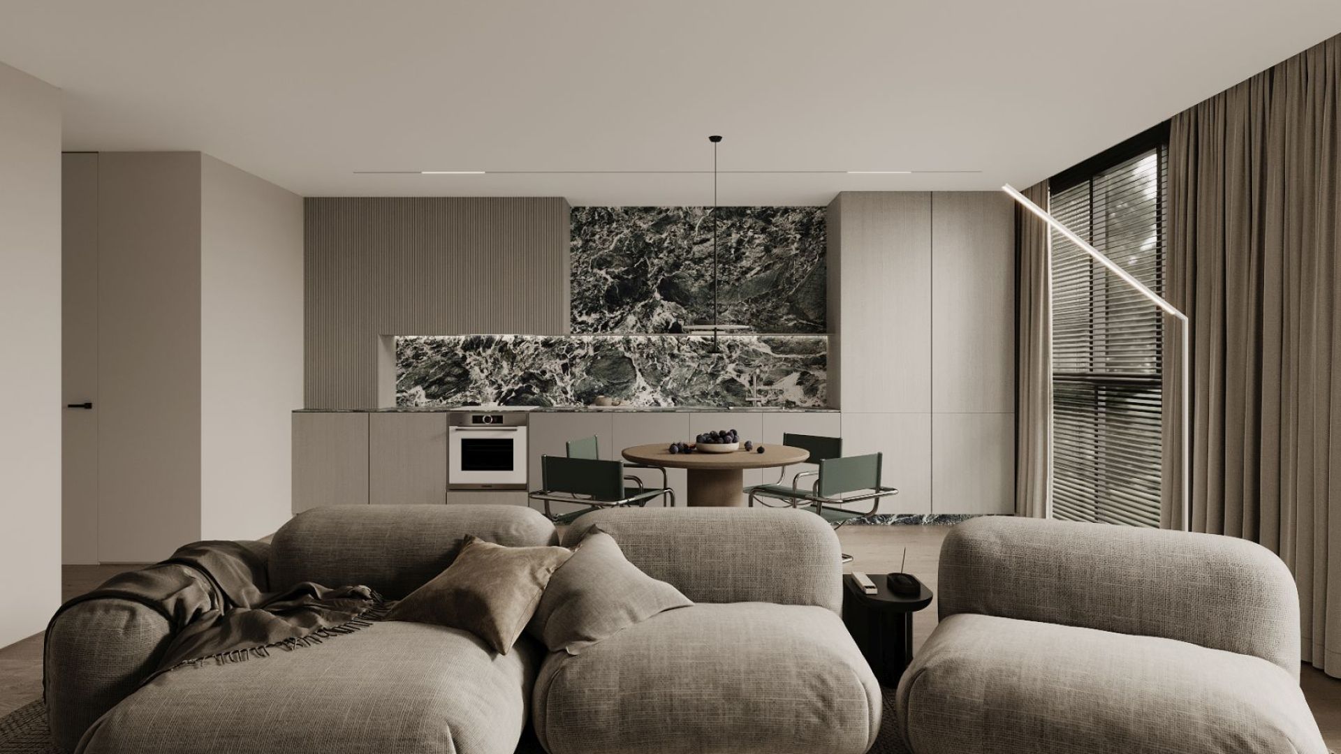 Digestor podskrinkový Micra White Matt Gesture Control - Biela matná - Vizualizácia 8