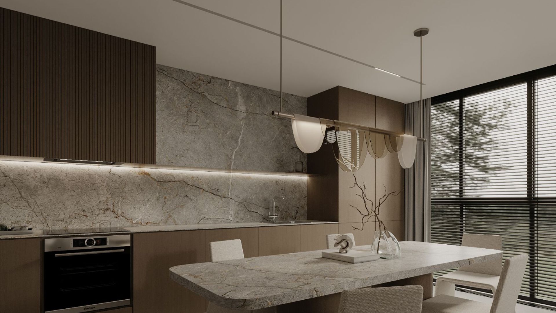 Digestor podskrinkový Micra Inox Gesture Control - Inox - Vizualizácia 5