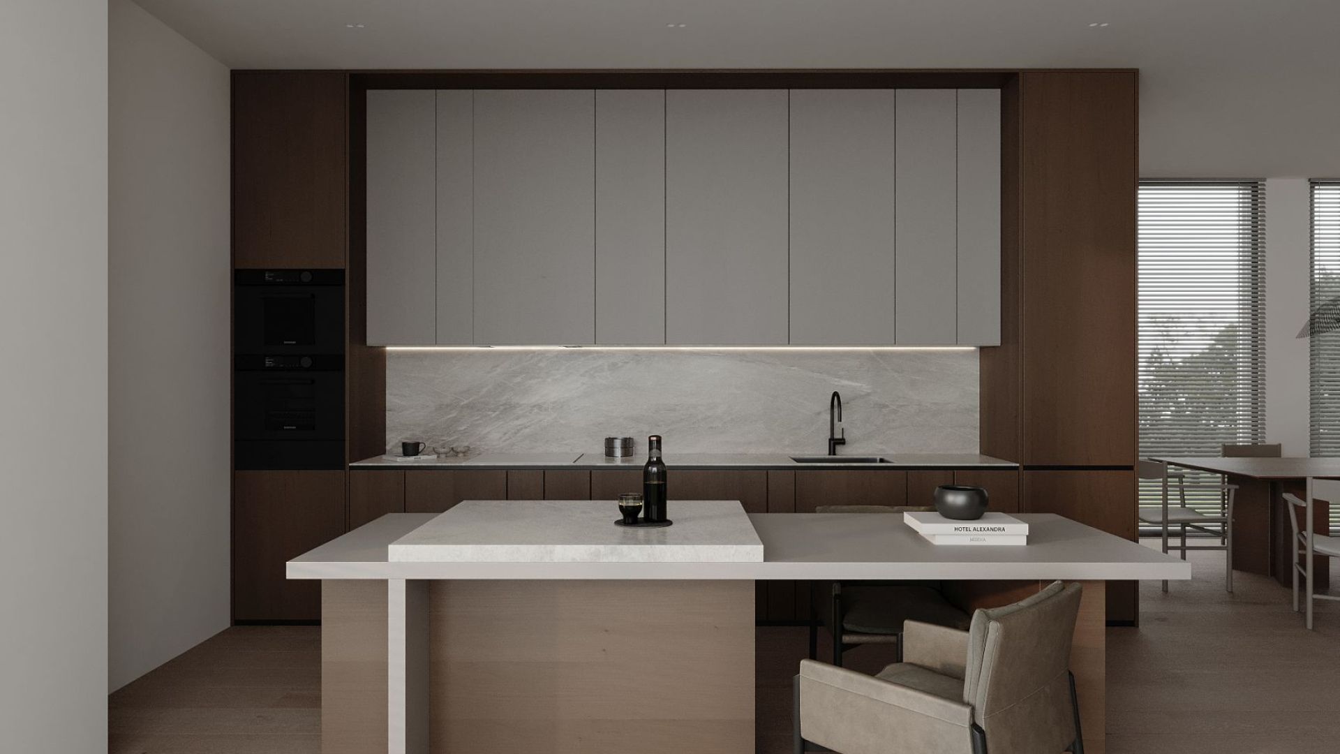 Digestor podskrinkový Micra Inox - Inox - Vizualizácia 2