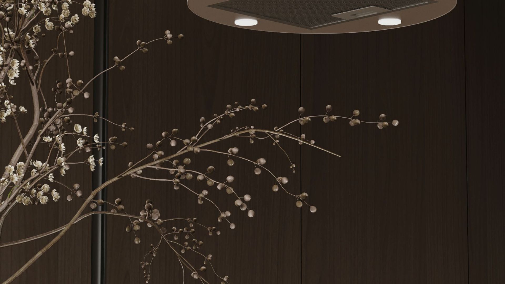 Ostrovčekový digestor Cylindro Eco 4LED Kashmir - Kashmir - Vizualizácia 3