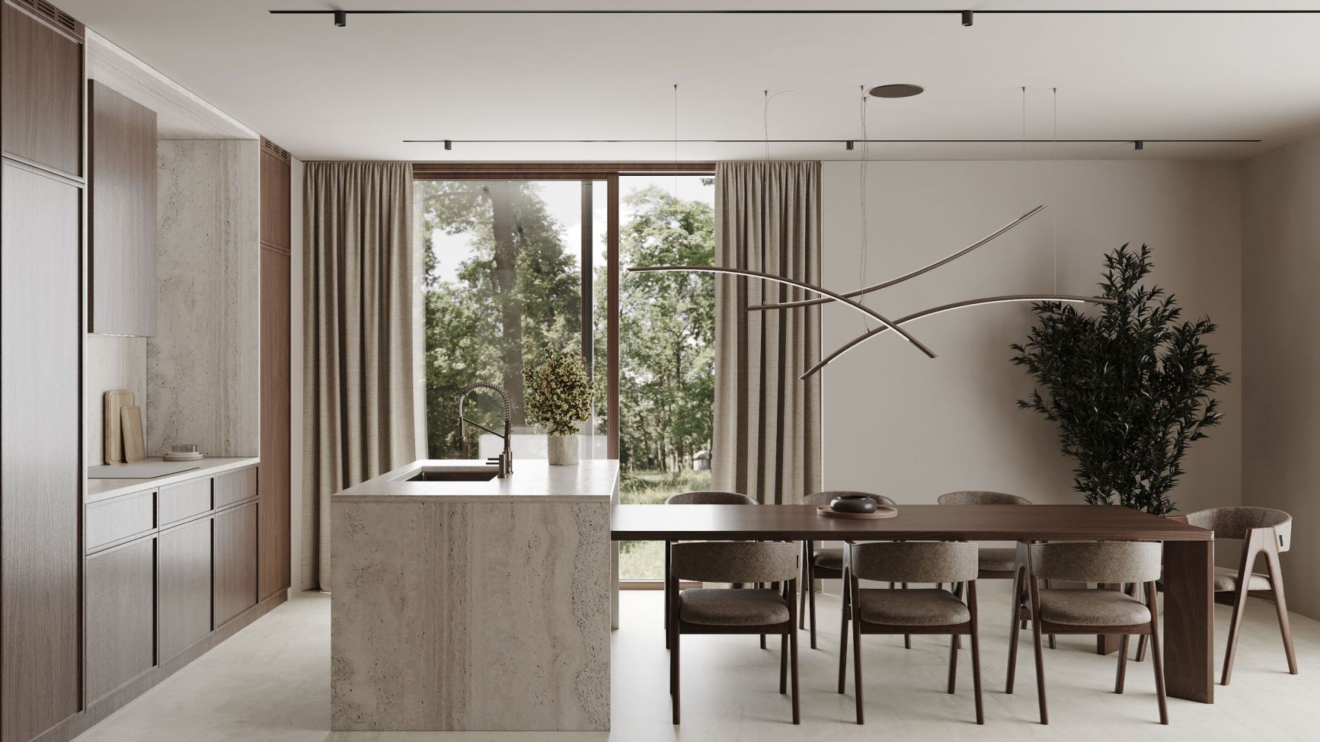 Digestor podskrinkový Lando Glass Kashmir - Kashmir - Vizualizácia