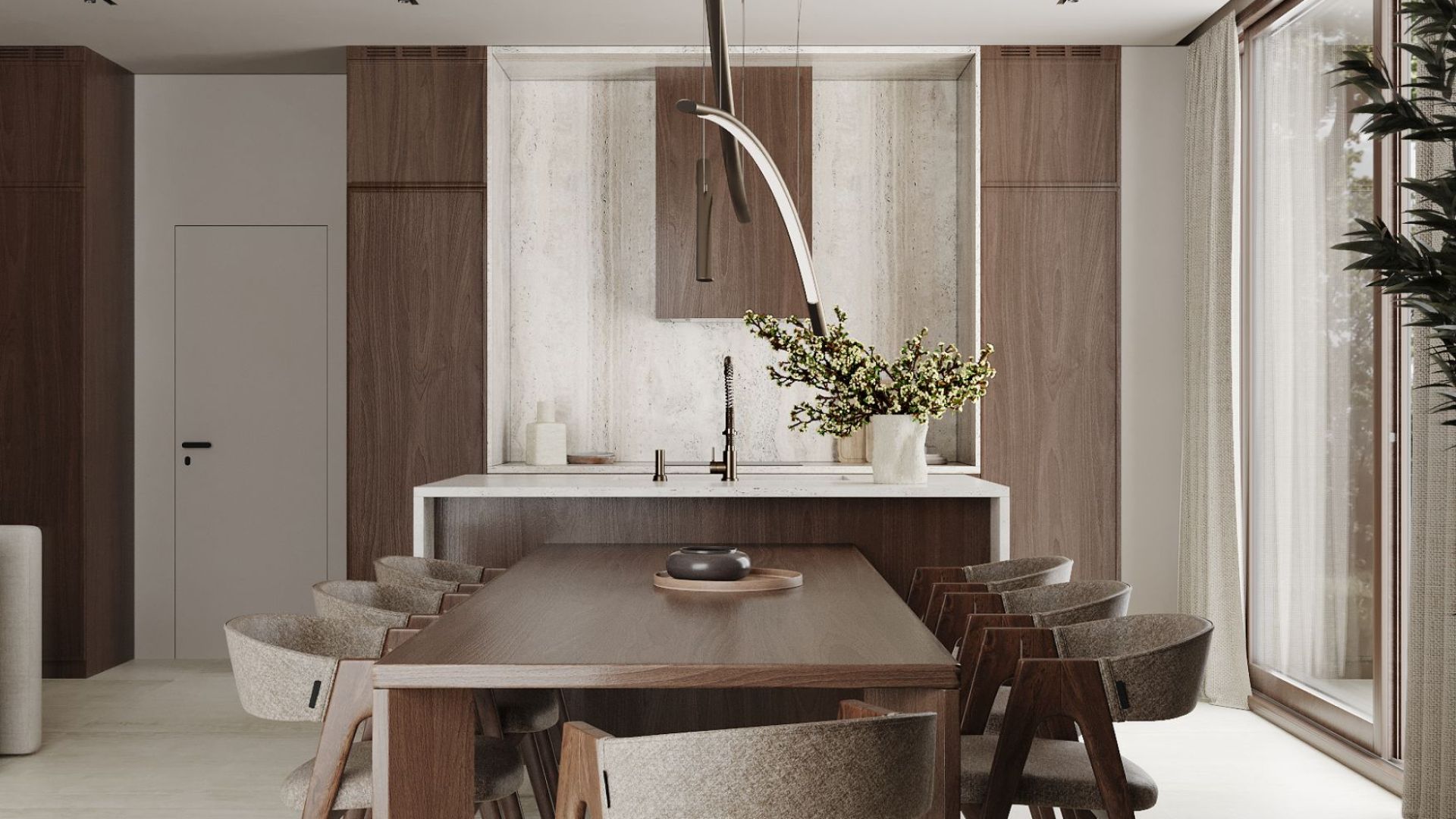 Digestor podskrinkový Lando Glass Kashmir - Kashmir - Vizualizácia 3