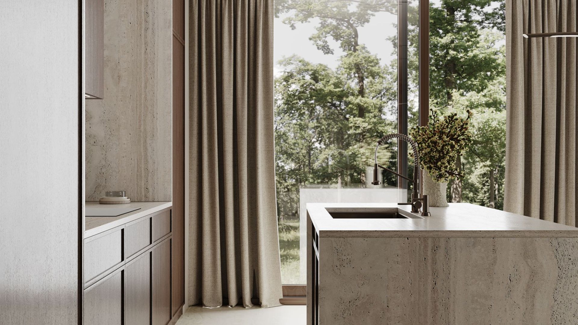 Digestor podskrinkový Lando Glass Kashmir - Kashmir - Vizualizácia 5