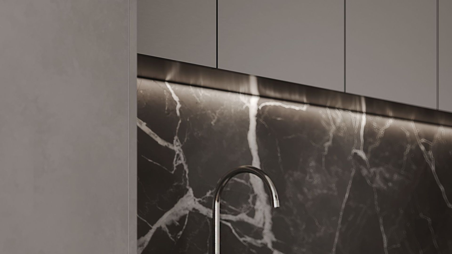 Ostrovčekový digestor Metropolis Black Matt - Čierna matná - Vizualizácia 7