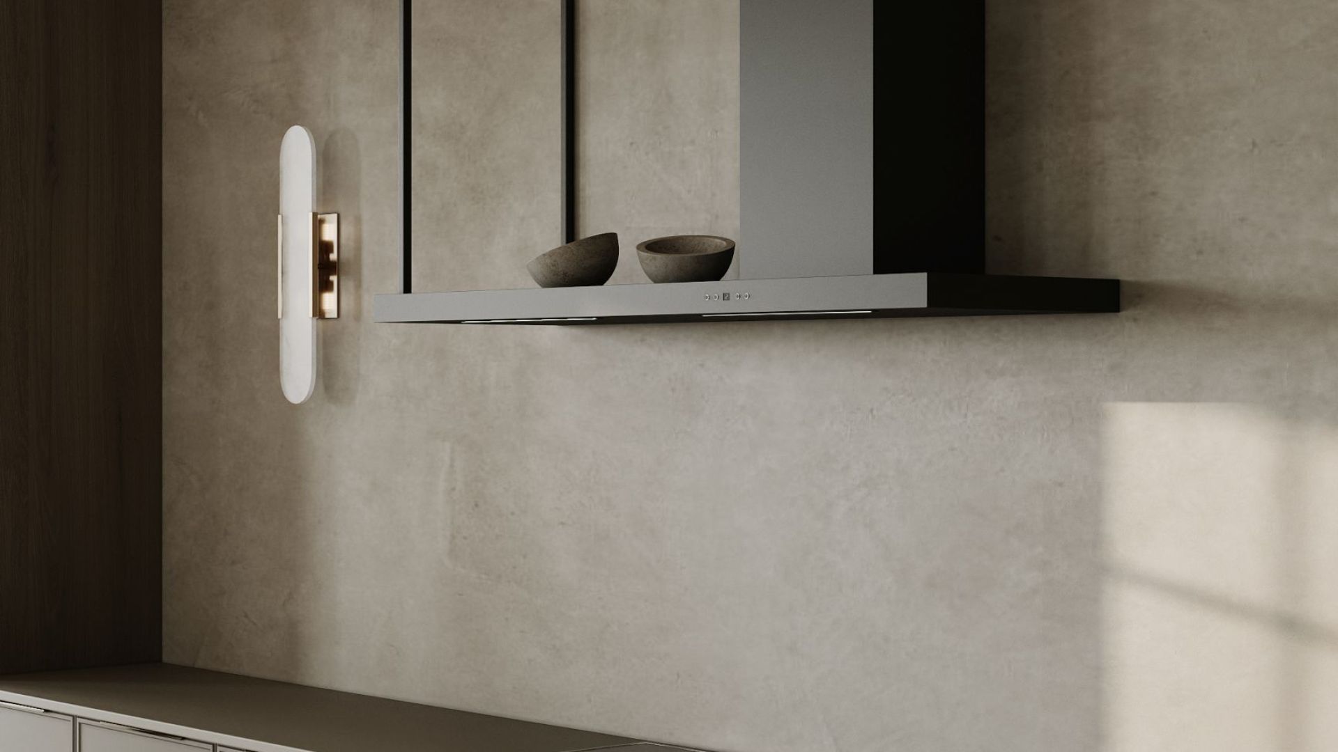 Digestor komínový Metropolis OR Black Matt - Čierna matná - Vizualizácia 8