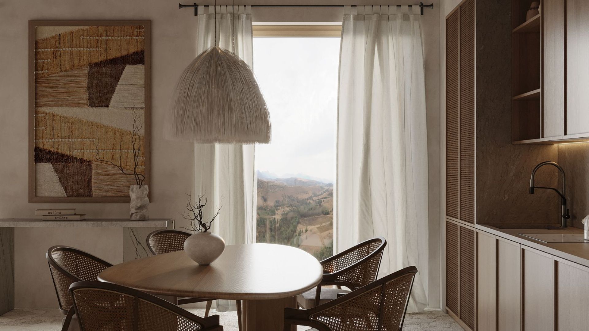 Digestor podskrinkový Micra Space White Matt - Biela matná - Vizualizácia