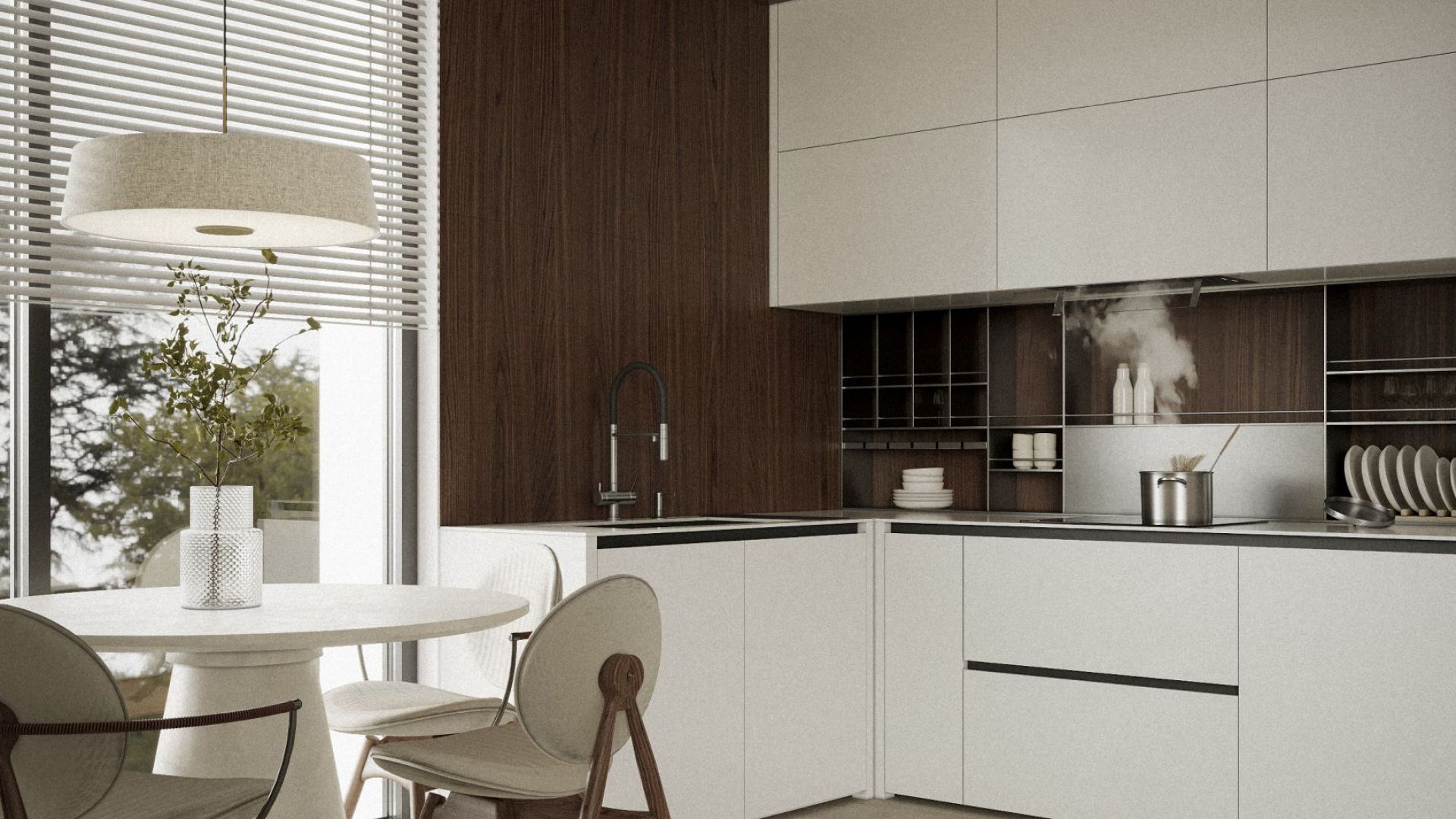 Digestor podskrinkový Prato Black Matt - Čierna matná - Vizualizácia 2