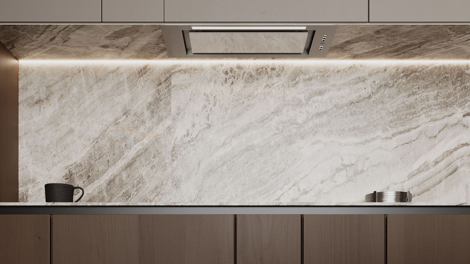 Digestor podskrinkový Micra White - Biely - Vizualizácia 4