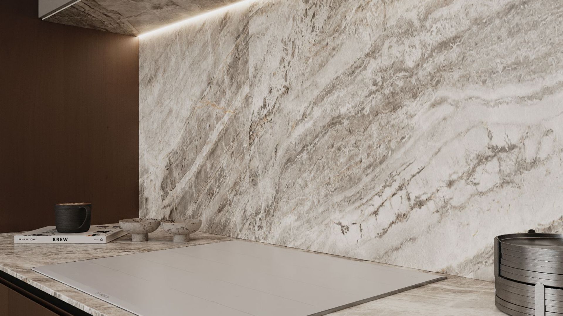 Digestor podskrinkový Micra White - Biely - Vizualizácia 5