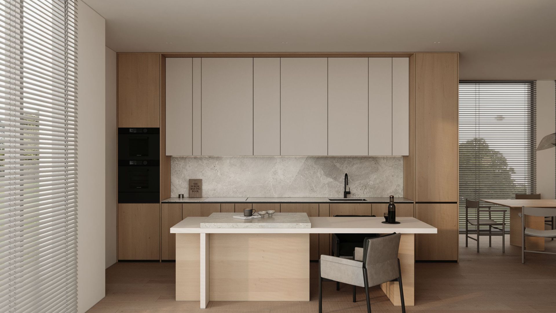 Digestor podskrinkový Micra White Matt - Biela matná - Vizualizácia