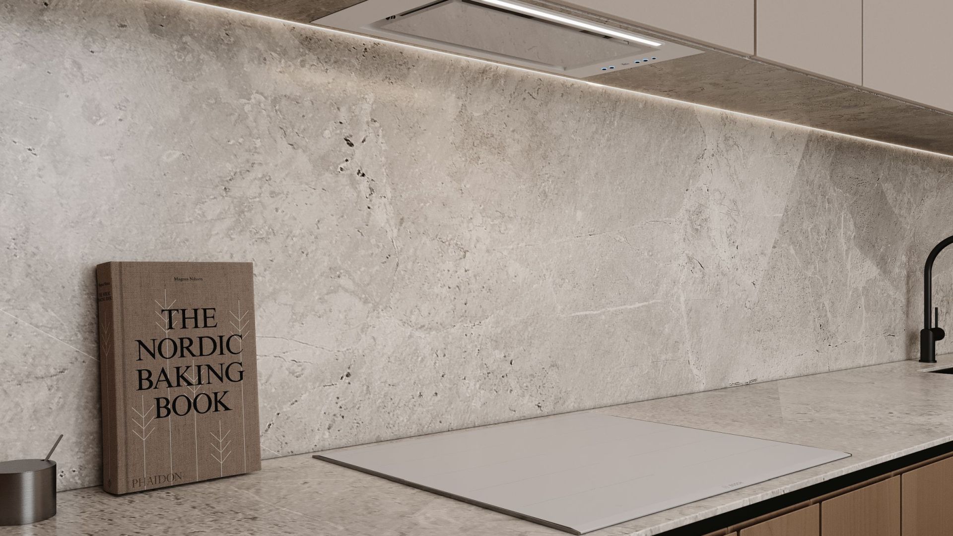 Digestor podskrinkový Micra White Matt - Biela matná - Vizualizácia 5