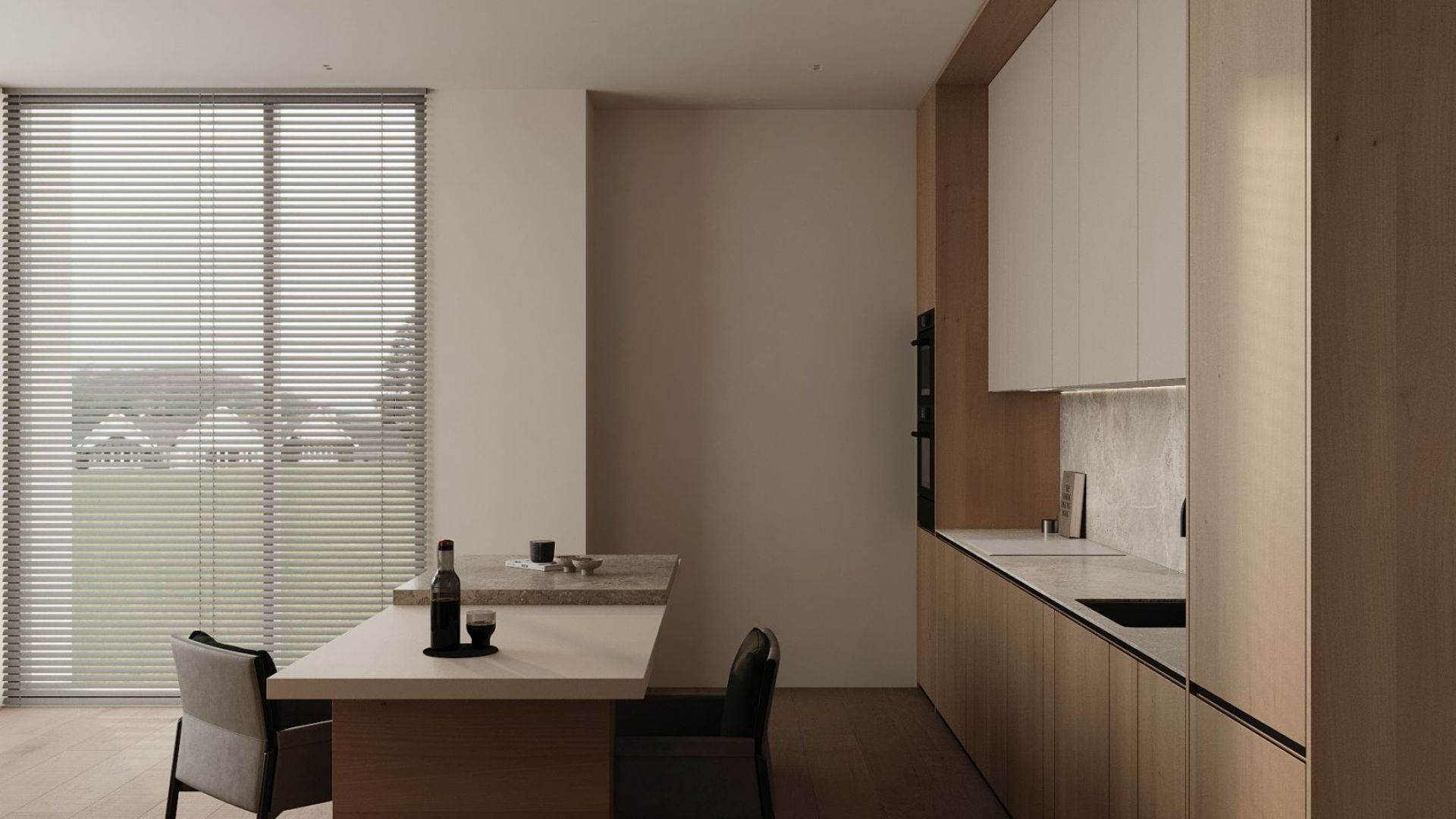 Digestor podskrinkový Micra White Matt - Biela matná - Vizualizácia 6