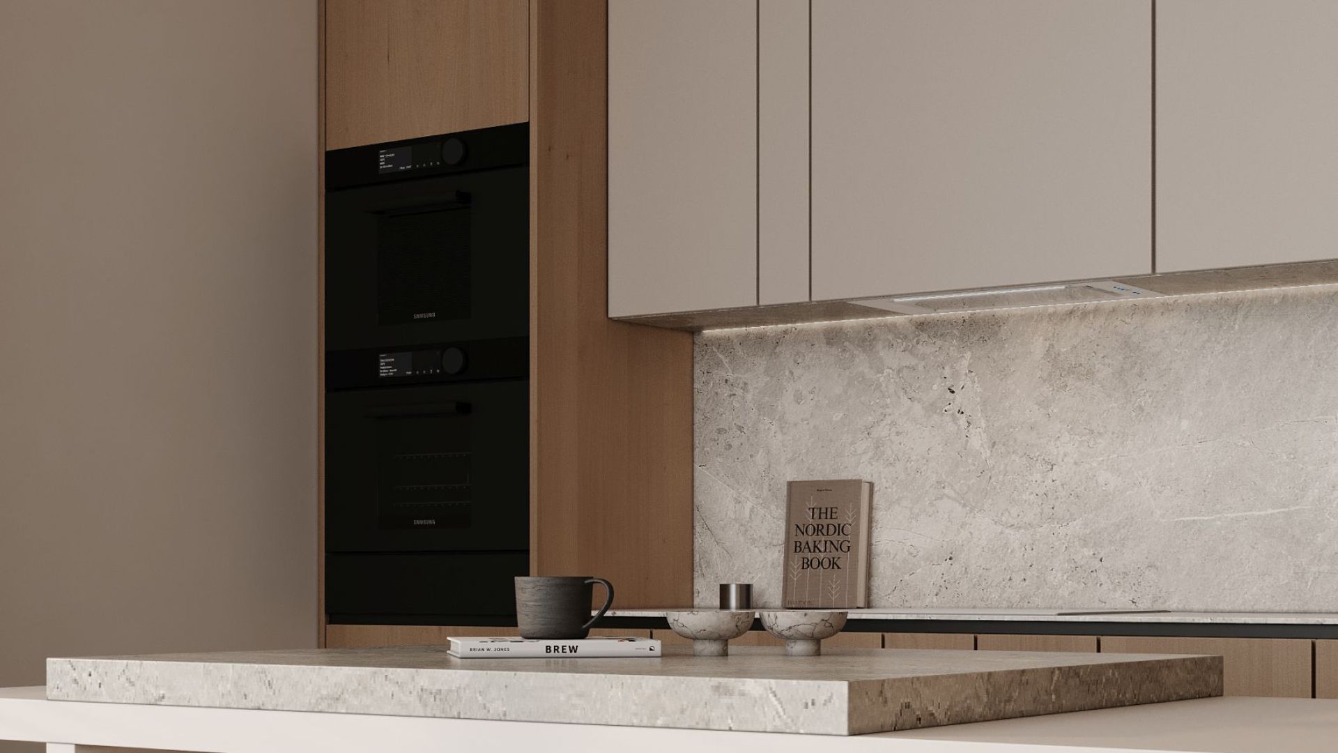 Digestor podskrinkový Micra White Matt - Biela matná - Vizualizácia 7