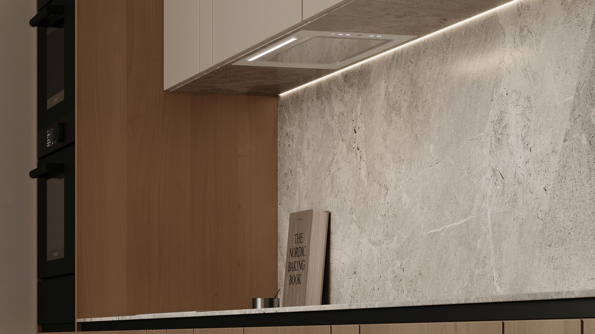 Digestor podskrinkový Micra White Matt - Biela matná - Vizualizácia 9