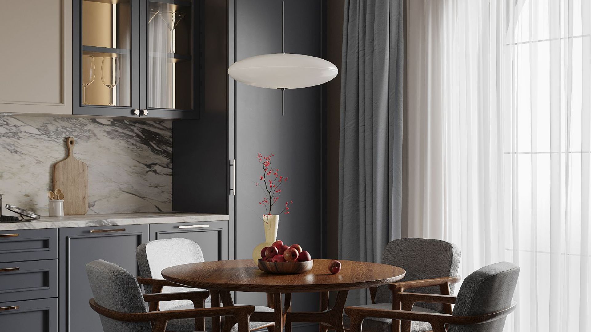 Digestor podskrinkový Micra White Matt 120 cm - Biela matná - Vizualizácia 7