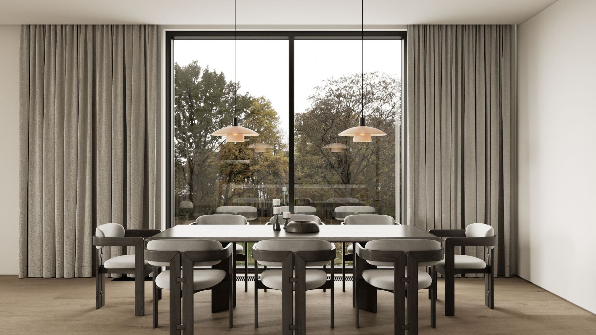 Ostrovčekový digestor Tubo Antracit - Antracite - Vizualizácia 9