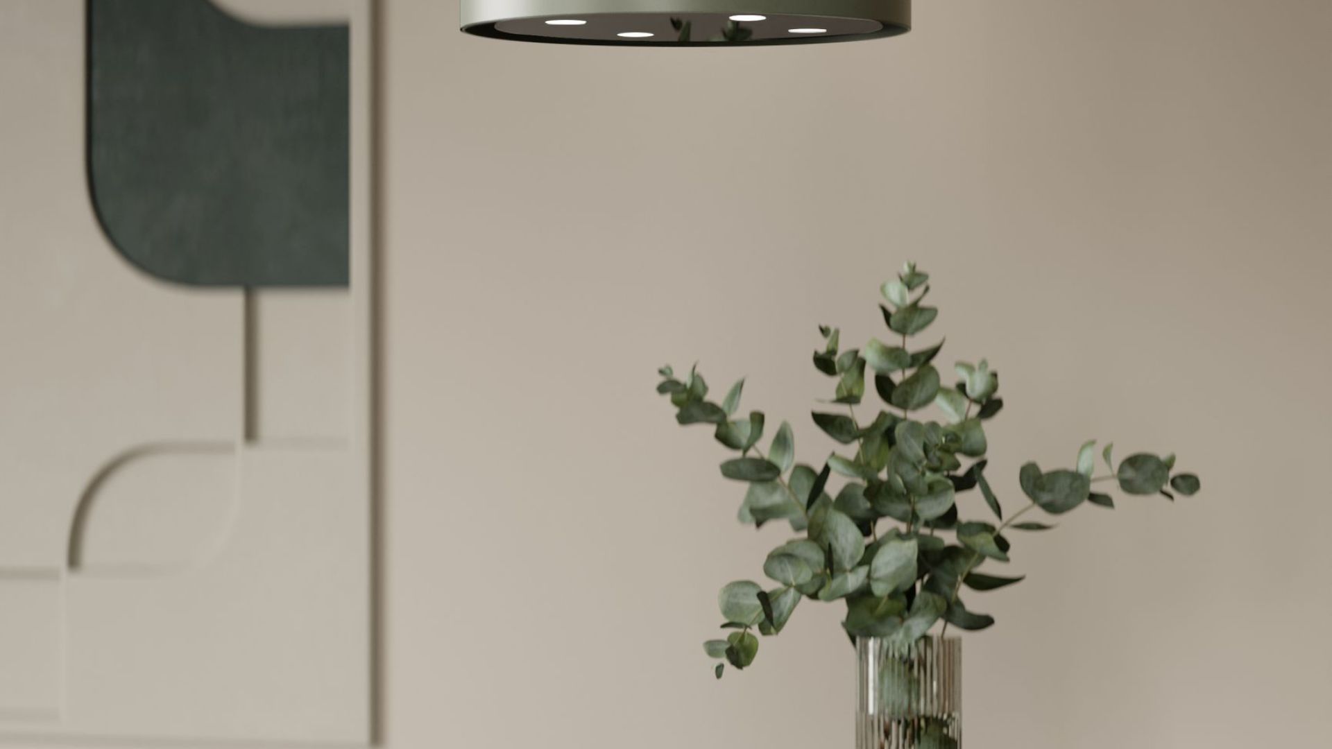 Ostrovčekový digestor Tubo Eucalyptus - Eucalyptus - Vizualizácia